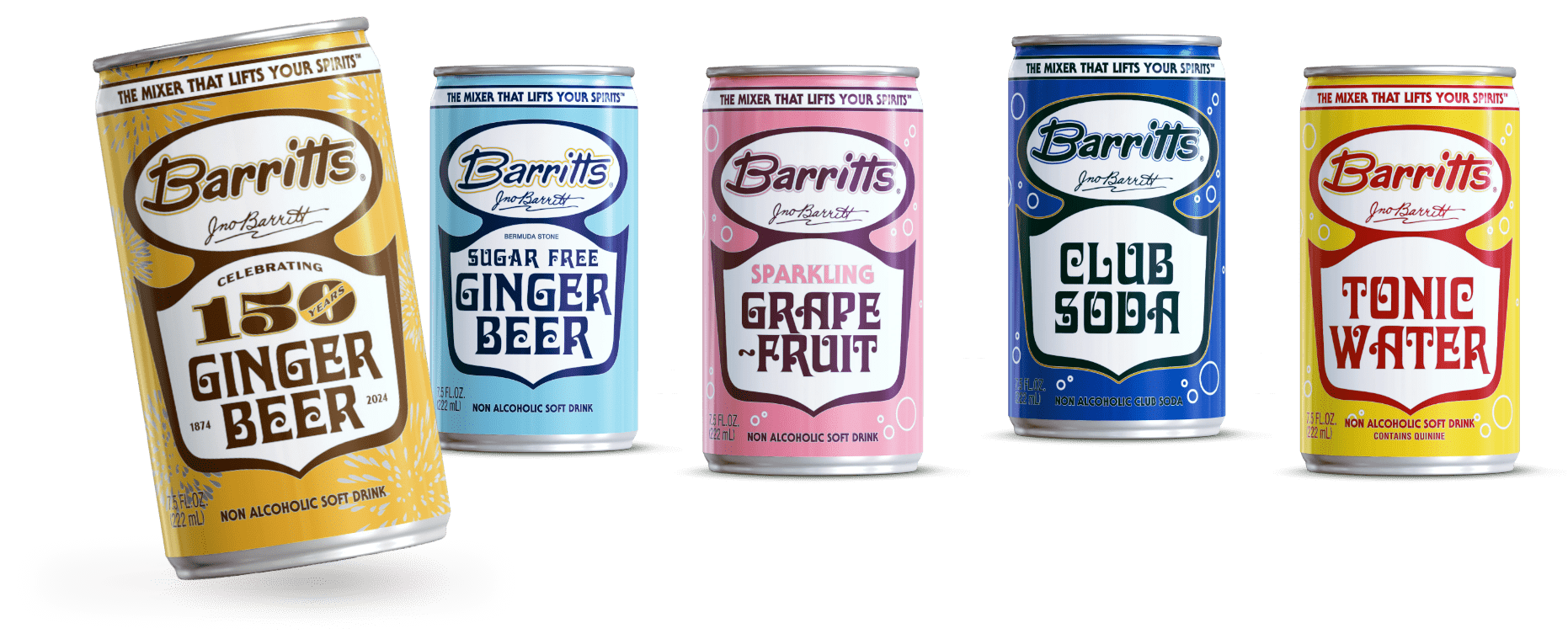 thumbnail image 2 of Barritt's Sugar Free Diet Ginger Beer, Non-Alcoholic Soda Cocktail Mixer, 12 Fl Oz Cans, 12 Pack 2 of 13